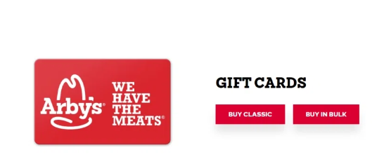 Arby's Gift Card Balance