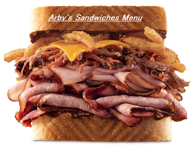 Arby's Sandwiches Menu