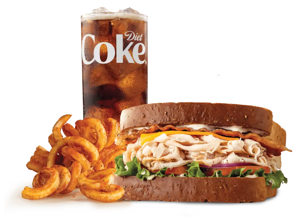 arby's Roast Turkey Ranch & Bacon Sandwich Meal