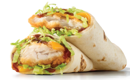 arby's BBQ Chicken Wrap