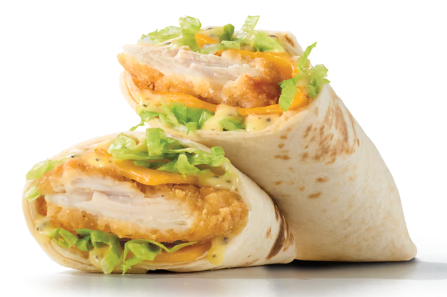 Honey Mustard Chicken Wrap