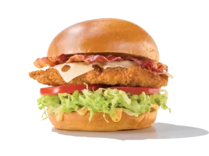 arby's Chicken Bacon Swiss Sandwich