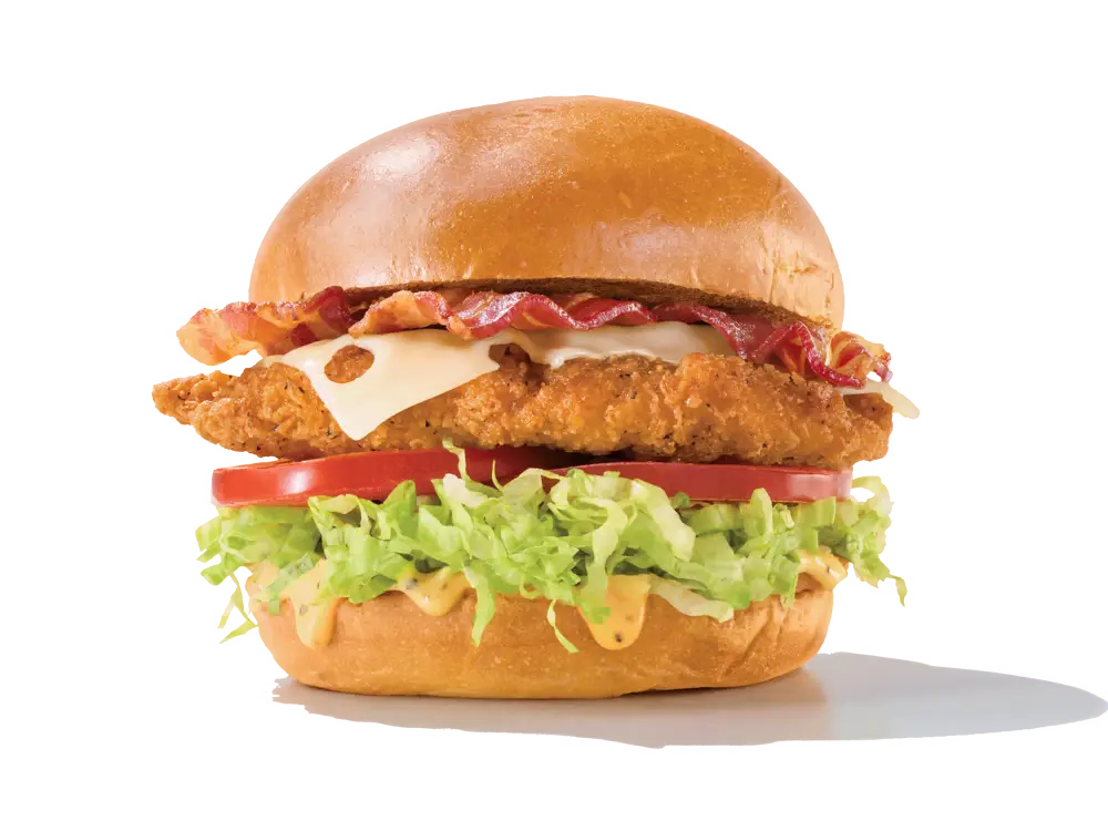 arby's Chicken Bacon Swiss Sandwich